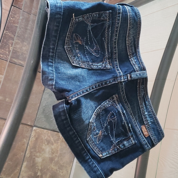 Silver jean shorts size 27 - Picture 2 of 5